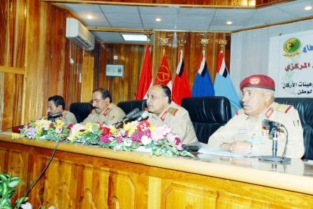 وزير الدفاع يلقي كلمة في افتتاح الدورة أمس